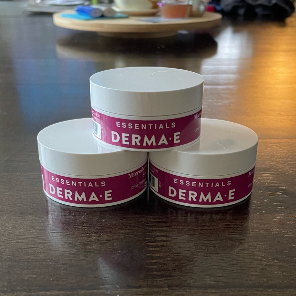 Three (3) Derma-E Microdermabrasion Scrub 3 x 1 oz / 30g